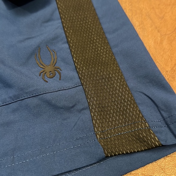 Spyder men’s active shorts blue black size XXL NWT 2 pockets - Picture 8 of 9